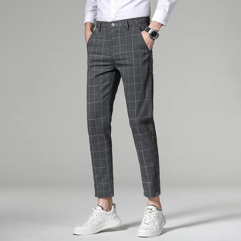 Averra Stylish Plaid Pants
