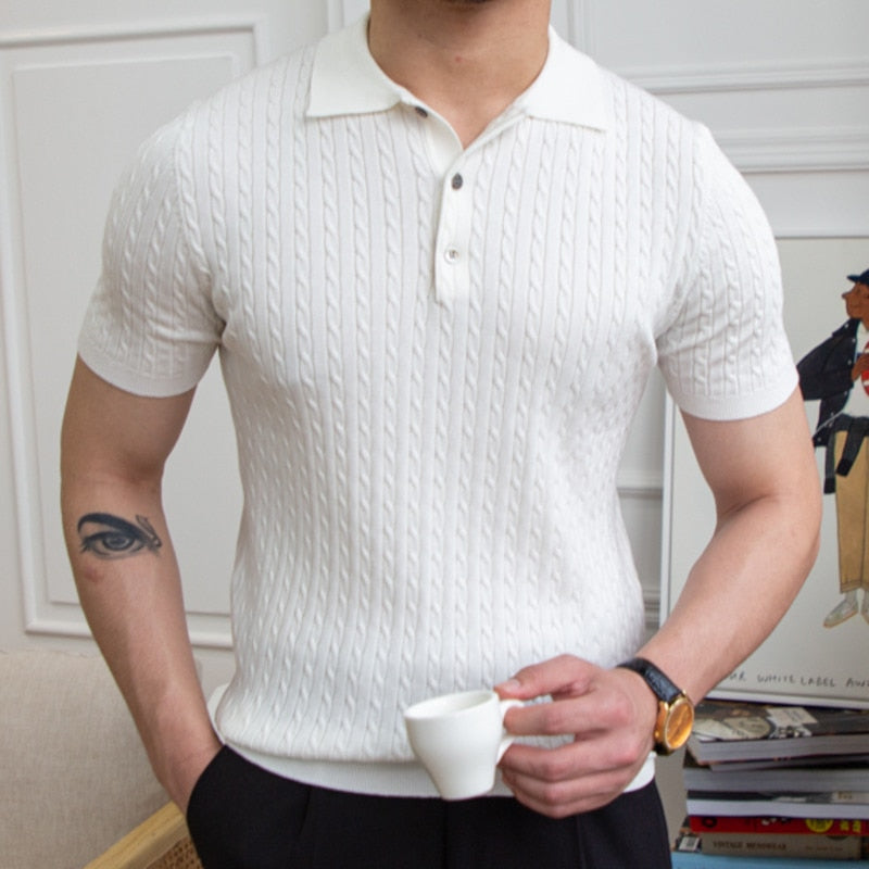 Legend Style Slim Lapel Polo Shirt