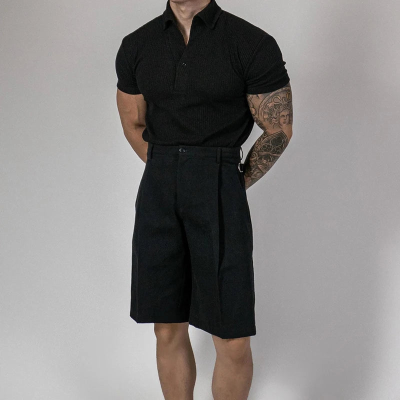 Averra Ribbed Polo Shirts