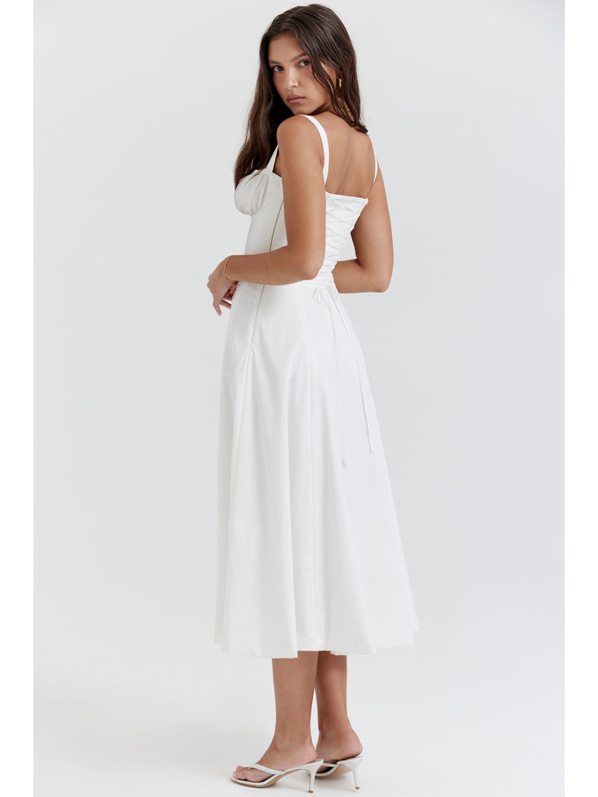 Averra™ | Sorrento Linen Corset Dress