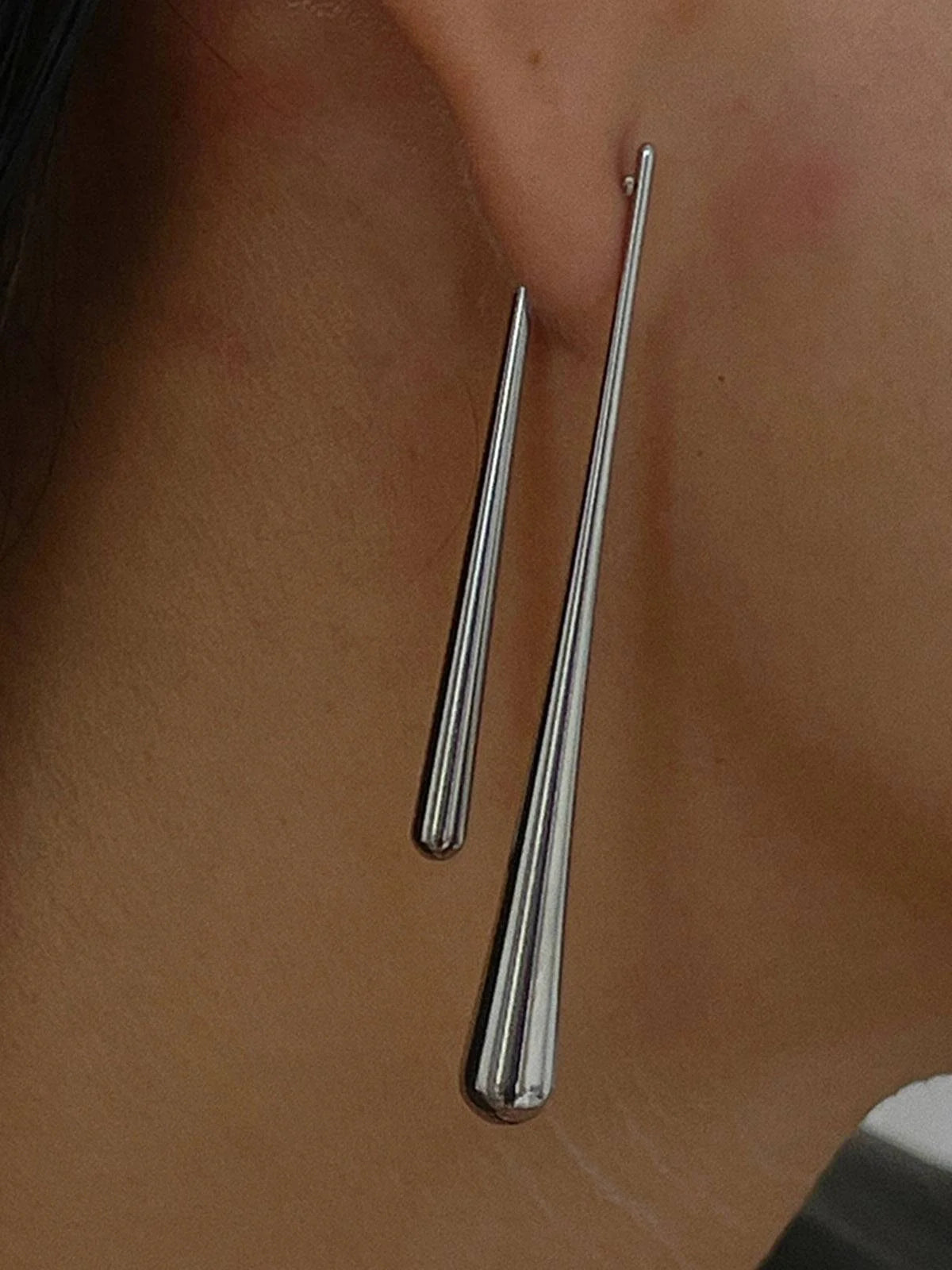 Asymmetrical Water Drop Earrings