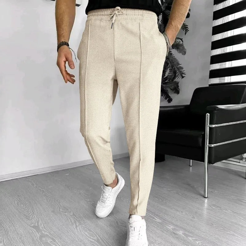 The Waffle Knit Slim-Fit Joggers
