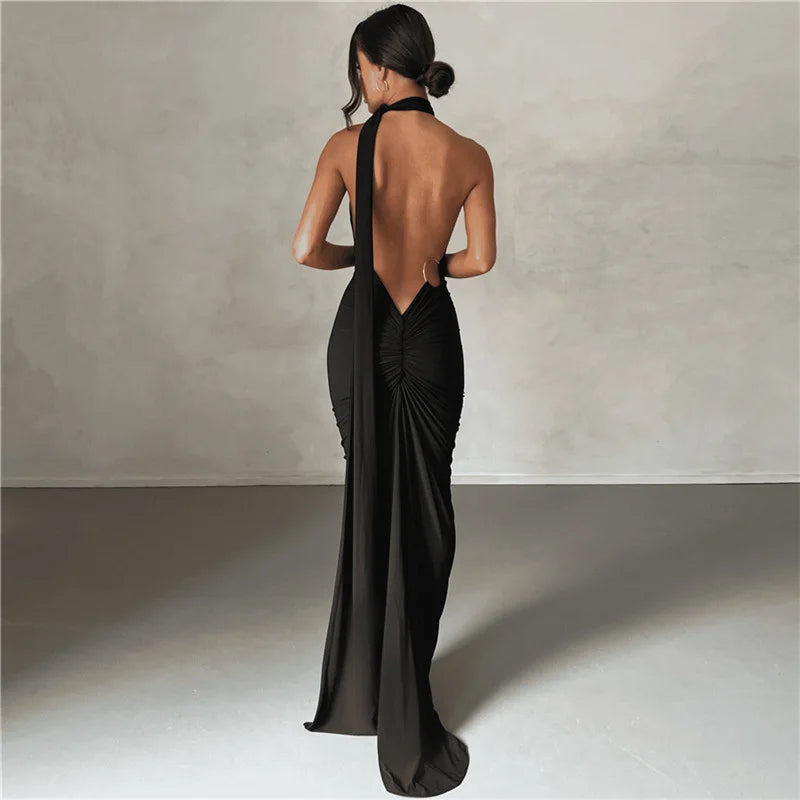Averra™ | Elegant Backless Dress