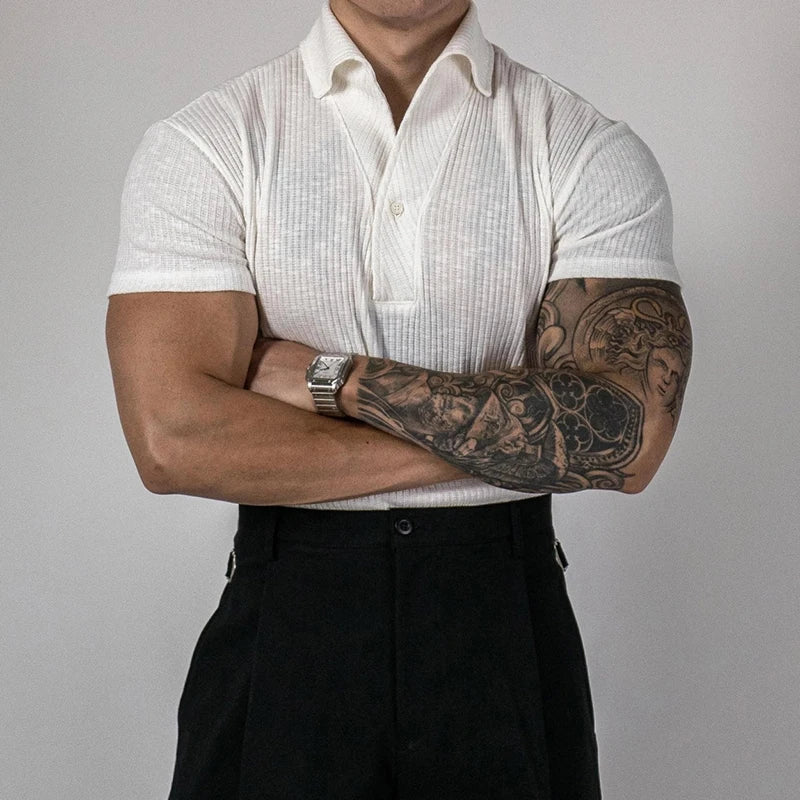 Averra Ribbed Polo Shirts