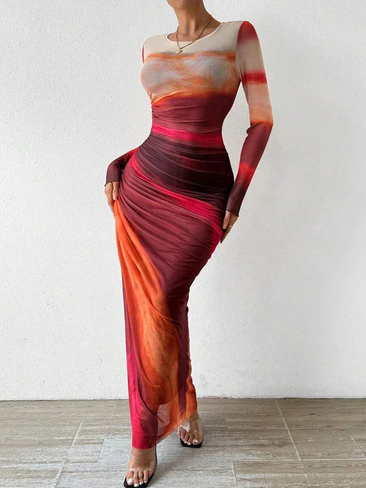 Averra™ | Aquarelle Maxi Dress