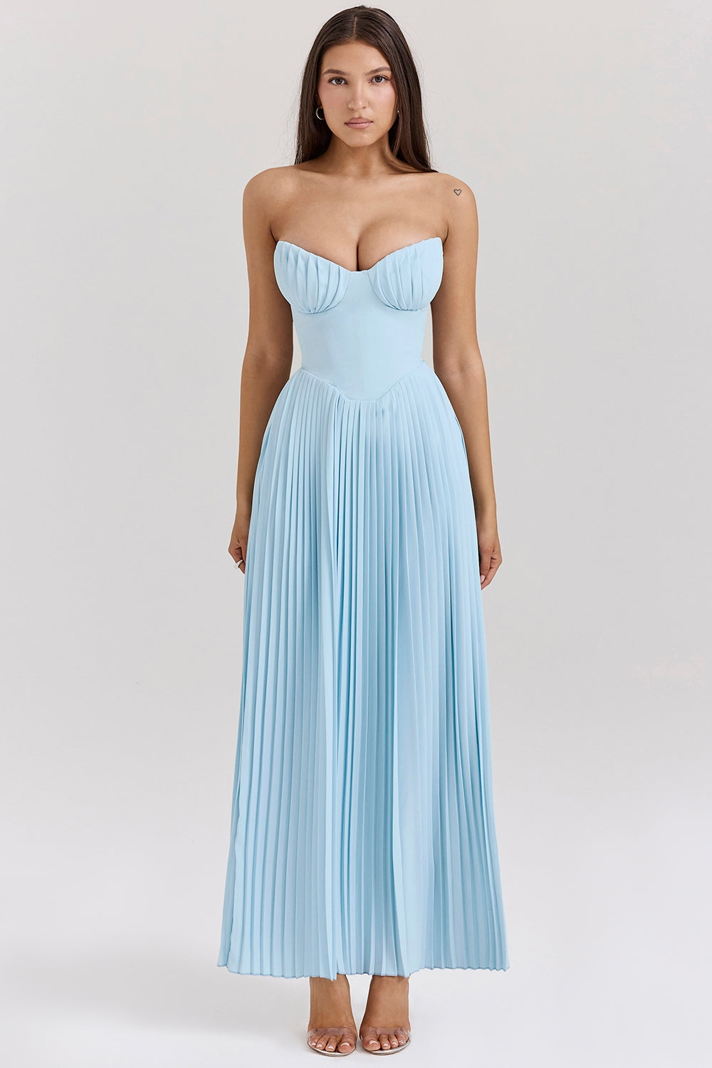 Averra™ | Blue Elegant Maxi Dress