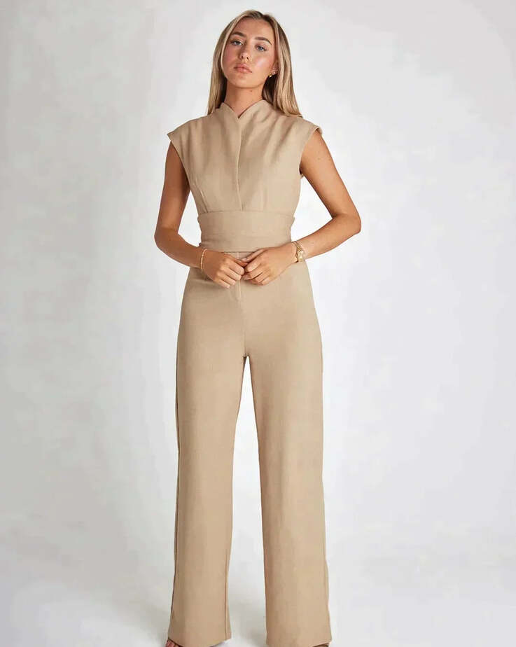 Averra™ | Timeless Draped Jumpsuit